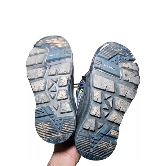 Merrell Kid's Blue Snow Quest Lite 3.0 Waterproof Boot 12 - Picture 6 of 14
